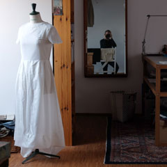 Brautkleid zur Anprobe